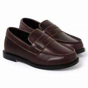 Janie and Jack Baby Leather Penny Loafers - size 4